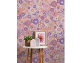 AS 395351 Tapeten A.S Creation Farbe Lila Orange Rosa Creme  Retro Chic Vliestapete
