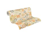 AS 395353 Tapeten A.S Creation Farbe Orange Grün...