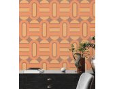 AS 395362 Tapeten A.S Creation Farbe Braun Gelb Orange   Retro Chic Vliestapete
