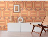 AS 395362 Tapeten A.S Creation Farbe Braun Gelb Orange   Retro Chic Vliestapete