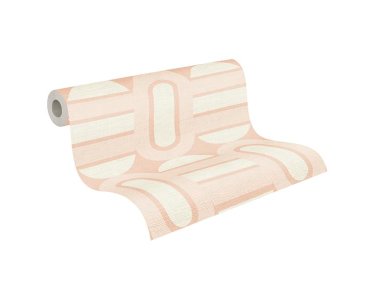 AS 395365 Tapeten A.S Creation Farbe Beige Creme Rosa   Retro Chic Vliestapete