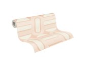 AS 395365 Tapeten A.S Creation Farbe Beige Creme Rosa   Retro Chic Vliestapete