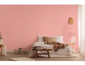 AS 395373 Tapeten A.S Creation Farbe Pink Orange Beige Rosa Weiß Retro Chic Vliestapete