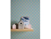 AS 395374 Tapeten A.S Creation Farbe Türkis Blau Beige Grau  Retro Chic Vliestapete