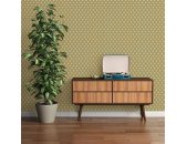 AS 395381 Tapeten A.S Creation Farbe Grün Gelb Braun Beige  Retro Chic Vliestapete