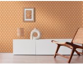 AS 395384 Tapeten A.S Creation Farbe Braun Gelb Orange   Retro Chic Vliestapete