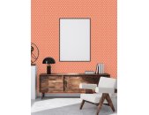 AS 395385 Tapeten A.S Creation Farbe Orange Rot Rosa   Retro Chic Vliestapete