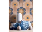AS 395392 Tapeten A.S Creation Farbe Beige Braun Blau Gelb Orange Retro Chic Vliestapete