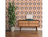 AS 395392 Tapeten A.S Creation Farbe Beige Braun Blau Gelb Orange Retro Chic Vliestapete