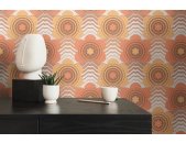 AS 395393 Tapeten A.S Creation Farbe Braun Orange Gelb Creme  Retro Chic Vliestapete