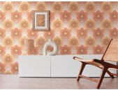 AS 395393 Tapeten A.S Creation Farbe Braun Orange Gelb Creme  Retro Chic Vliestapete