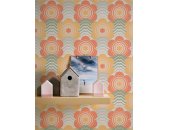 AS 395394 Tapeten A.S Creation Farbe Orange Gelb Grün Creme  Retro Chic Vliestapete