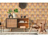 AS 395395 Tapeten A.S Creation Farbe Beige Braun Orange Gelb  Retro Chic Vliestapete