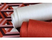 290805 Tapeten Rasch Textil Farbe Rot-ochsenblut Casa...