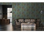 AS 396471 Tapeten A.S Creation Farbe grau Grün Rot Blau  Stories of Life Satintapete