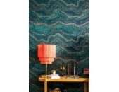 AS 396593 Tapeten A.S Creation Farbe Grün Petrol Gold   Stories of Life Satintapete