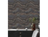 AS 396594 Tapeten A.S Creation Farbe Schwarz Gold    Stories of Life Satintapete