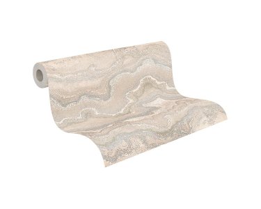 AS 396596 Tapeten A.S Creation Farbe Beige Creme Silber   Stories of Life Satintapete