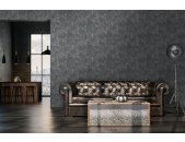 AS 396703 Tapeten A.S Creation Farbe Schwarz Roségold    Stories of Life Satintapete