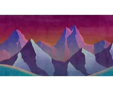 AS Digital Wandbilder Farbe Lila Blau Pink Türkis  Walls by patel 4 altitude 1