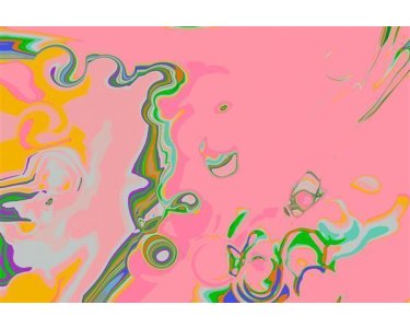 AS Digital Wandbilder Farbe Pink Gelb Grün Lila  Walls by patel 4 fluxus