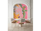 AS Digital Wandbilder Farbe Pink Gelb Grün Lila  Walls by patel 4 fluxus