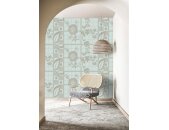AS Digital Wandbilder Farbe Hellblau Grau    Walls by...