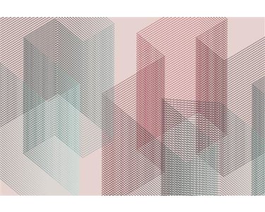 AS Digital Wandbilder Farbe Rosa Blau Grau   Walls by patel 4 mesh 1