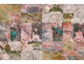 AS Digital Wandbilder Farbe Bunt Grün Beige Rot...