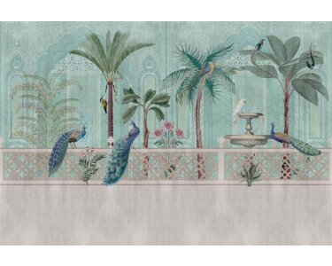 AS Digital Wandbilder Farbe Blau Grün Grau Braun  Walls by patel 4 pavo