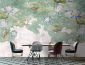 AS Digital Wandbilder Farbe Grün Grau Blau Rot  Walls by patel 4 lily