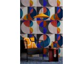 AS Digital Wandbilder Farbe Bunt Schwarz Orange Blau  Walls by patel 4 mia