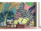 AS Digital Wandbilder Farbe Bunt Blau Rosa Pink  Walls by...