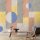 AS Digital Wandbilder Farbe Grau Blau Gelb Rosa  Walls by patel 4 estrella 1