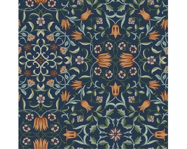 082010 Rasch Textil Blau, Braun, Grün Hidden Treasures Vliestapete