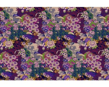 AS Digital Wandbilder Farbe Bunt Lila Beige Grün  Walls by patel 4 kimo 2