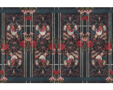 AS Digital Wandbilder Farbe Schwarz Bunt Rot Grau  Walls by patel 4 babette