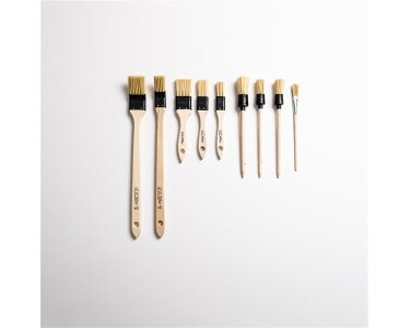 AS 909021 Pinsel-Set, 10-teilig Kunstborste, Holzstiele FSC
