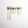 AS 909021 Pinsel-Set, 10-teilig Kunstborste, Holzstiele FSC