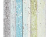 AS 855077 Tapeten A.S Creation Farbe Blau Grün Weiß  Elements II Vinyltapete