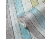AS 855077 Tapeten A.S Creation Farbe Blau Grün Weiß  Elements II Vinyltapete