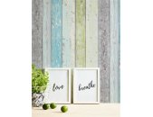 AS 855077 Tapeten A.S Creation Farbe Blau Grün Weiß  Elements II Vinyltapete