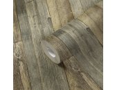 AS 959313 Tapeten A.S Creation Farbe Braun Gelb Creme  Elements II Vinyltapete