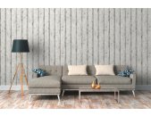 AS 953701 Tapeten A.S Creation Farbe Weiß Creme Grau  Elements II Vinyltapete
