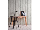 AS 953701 Tapeten A.S Creation Farbe Weiß Creme Grau  Elements II Vinyltapete