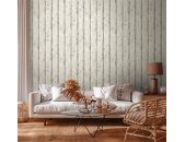 AS 953701 Tapeten A.S Creation Farbe Weiß Creme Grau  Elements II Vinyltapete
