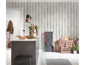 AS 953701 Tapeten A.S Creation Farbe Weiß Creme Grau  Elements II Vinyltapete