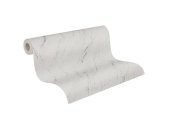 AS 393361 Tapeten A.S Creation Farbe Grau Silber Metallic...