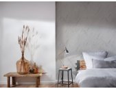 AS 393361 Tapeten A.S Creation Farbe Grau Silber Metallic  Elements II Profiltapete