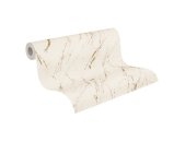 AS 393364 Tapeten A.S Creation Farbe Beige Gold Metallic  Elements II Profiltapete